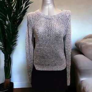 OLD NAVY | ✨ ⚓ Sheer Long Sleeved Crochet Sweater | EUC ✨